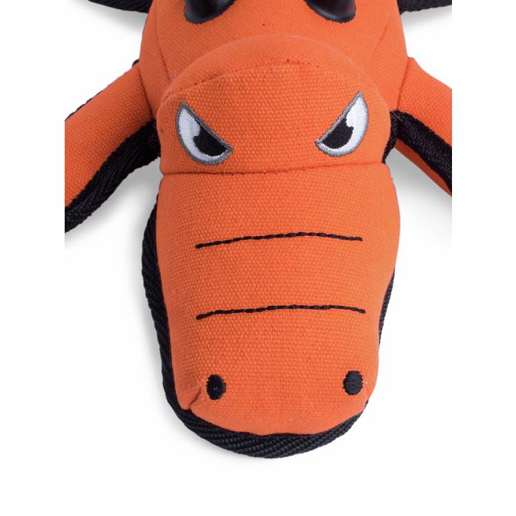 Petface nobbly crocodile dog toy 34cm - British product