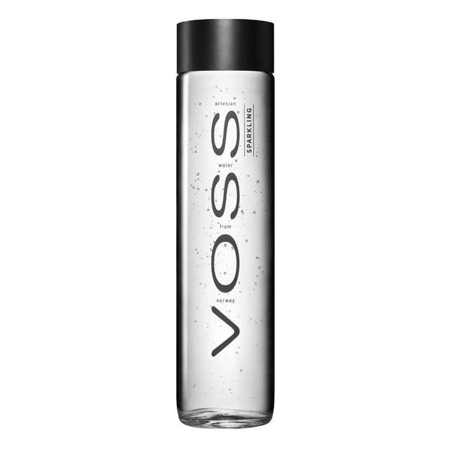 VOSS Sparkling Artesian Water Glass Bottle   800ml GOODS M&S