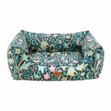 Argos Morris & Co Golden Lily Print Square Dog Bed - Medium- Buy online at McGrocer