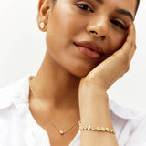 Revere 9ct gold plated silver pendant necklace 46cm, UK version