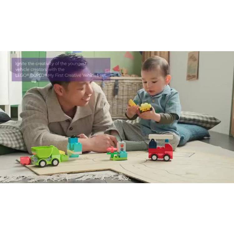 LEGO DUPLO Creative Vehicles set 42 pieces, imported from the UK