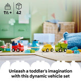 LEGO DUPLO Creative Vehicles set 42 pieces, imported from the UK