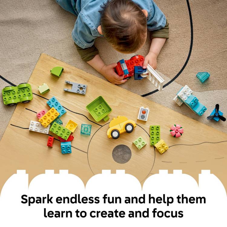 LEGO DUPLO Creative Vehicles set 42 pieces, imported from the UK