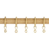 Argos Home curtain rings light oak effect 20 pack - British product