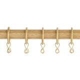 Argos Home curtain rings light oak effect 20 pack - British product