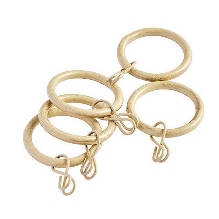 Argos Home curtain rings light oak effect 20 pack - British product