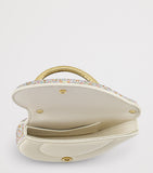 Bvlgari mini Serpenti Cuoricino top-handle bag with crystals, UK version