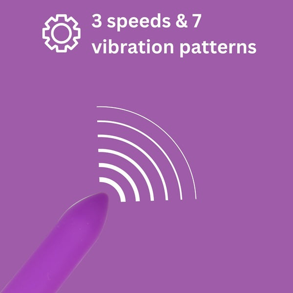 Loving Joy purple bullet vibrator, imported from the UK