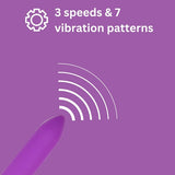 Loving Joy purple bullet vibrator, imported from the UK