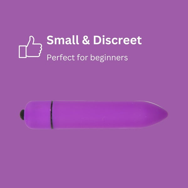 Loving Joy purple bullet vibrator, imported from the UK