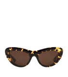 Bottega Veneta cat eye sunglasses acetate gold-tone hardware, imported from the UK