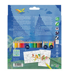 Faber-Castell dinosaur pencil case 24 piece set (British brand)