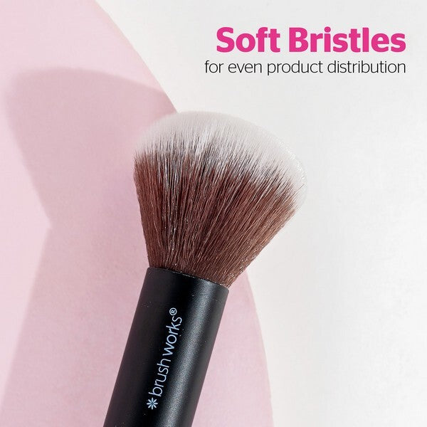 Brushworks double ended powder and buff brush, imported from the UK
