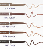 By Terry Browliner Blackstar ultra-slim brow pencil with spoolie brush 3.5g - British product