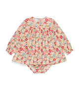 Harrods Konges Sløjd Bella Frill Organic Cotton Dress (9-36 Months)- Buy online at McGrocer