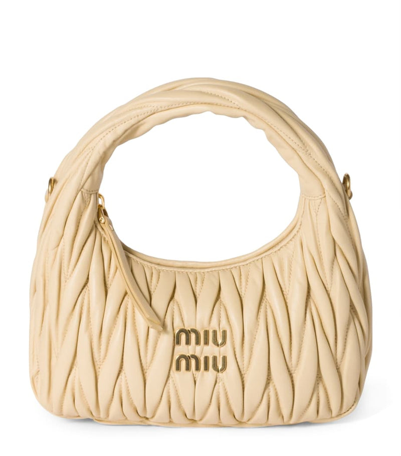 Miu Miu Wander bag in matelassé nappa leather (British brand)