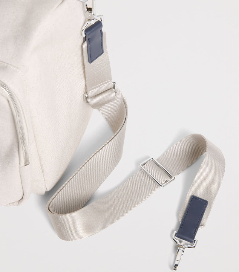 Paul & Shark cotton-blend canvas duffle bag, imported from the UK