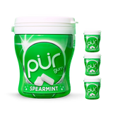Holland & Barrett Spearmint Sugar Free Chewing Gum 4 x 70g Shaker Cups- Buy online at McGrocer