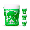 Spearmint sugar-free gum 4x70g shaker cups (British brand)