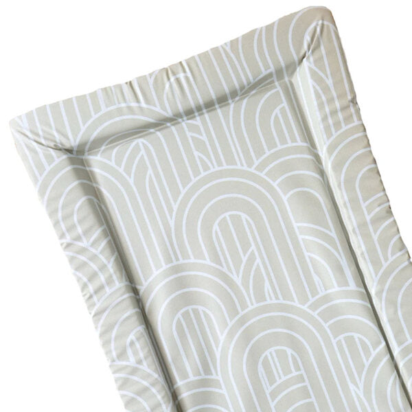 The Tiny Bed Company baby changing mat Melbourne Greige 75x47cm, imported from the UK