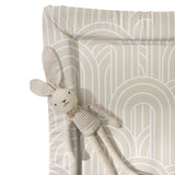 The Tiny Bed Company baby changing mat Melbourne Greige 75x47cm, imported from the UK