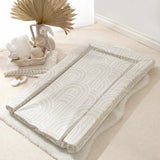 The Tiny Bed Company baby changing mat Melbourne Greige 75x47cm, imported from the UK