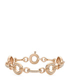 Boodles rose gold diamond bracelet 19cm, imported from the UK