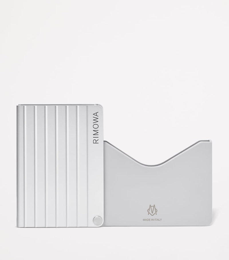RIMOWA aluminium card holder with RFID technology (British brand)