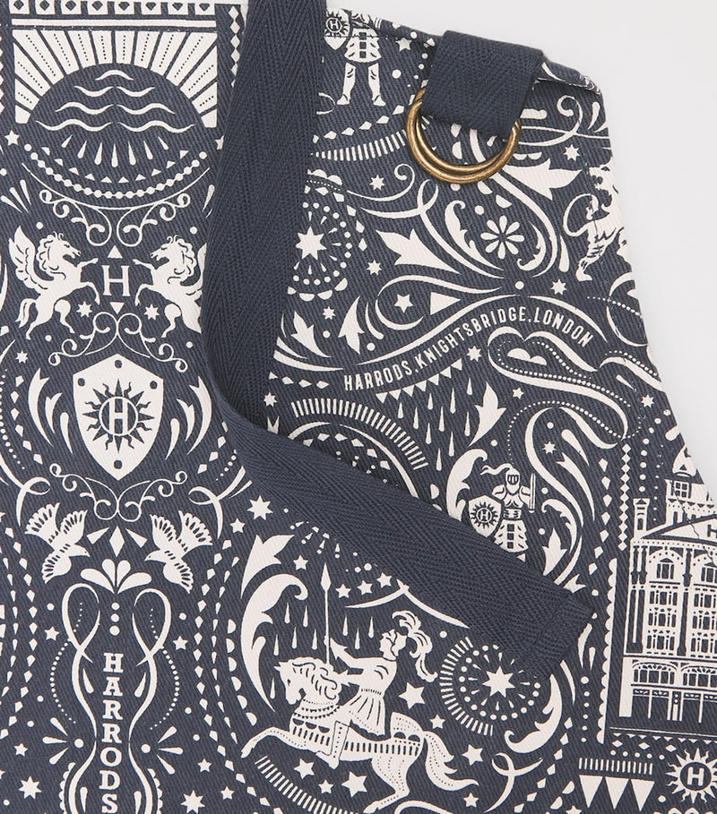 Harrods Knights of Brompton cotton apron, UK version
