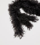 Valentino Garavani monochrome feather scarf 200cm, UK version