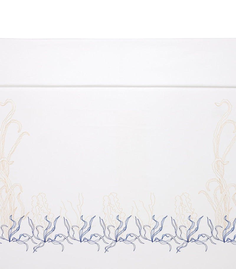 Yves Delorme Couture Nautilus Super King duvet cover, imported from the UK