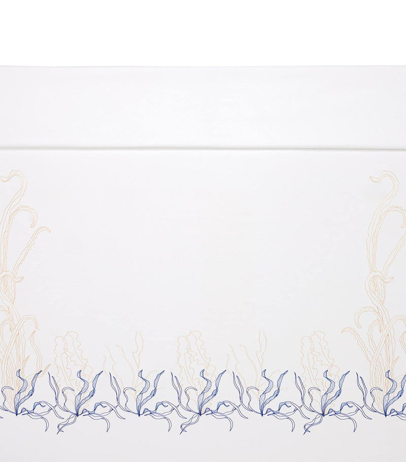 Yves Delorme Couture Nautilus Super King duvet cover, imported from the UK