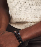Tateossian recycled corn cable evil eye bracelet - British product