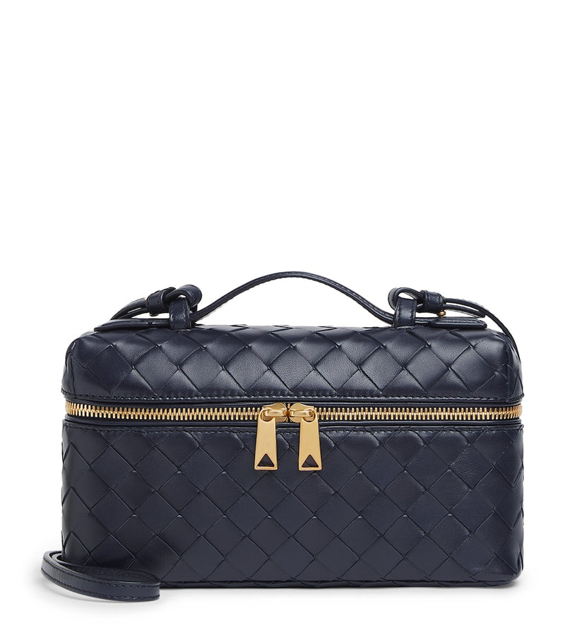 Bottega Veneta Bang Bang vanity case Intrecciato weave calfskin, imported from the UK
