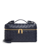 Bottega Veneta Bang Bang vanity case Intrecciato weave calfskin, imported from the UK