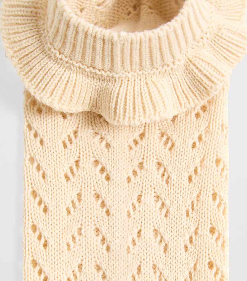 Valentino cotton-blend pom-pom socks (British brand)