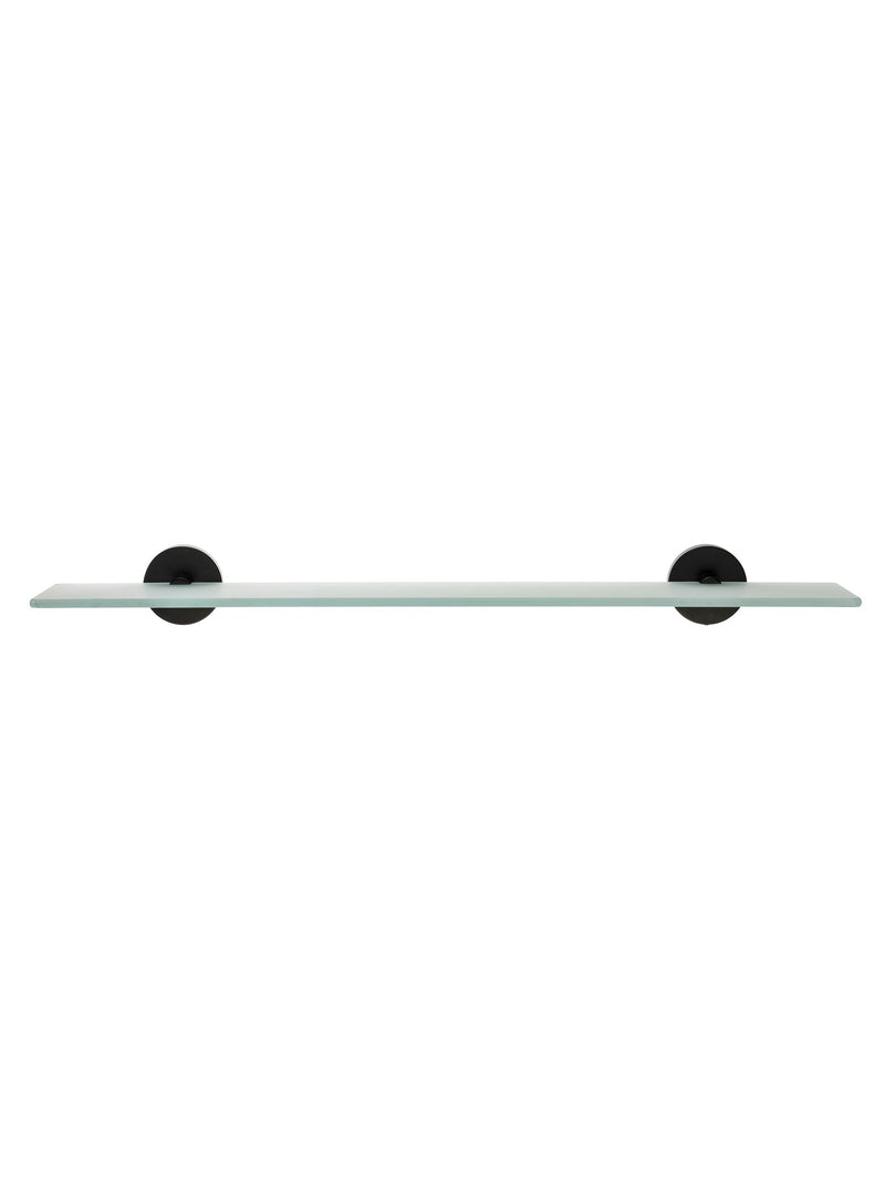 CROYDEX Epsom Black glass shelf 63.5cm wide - British product