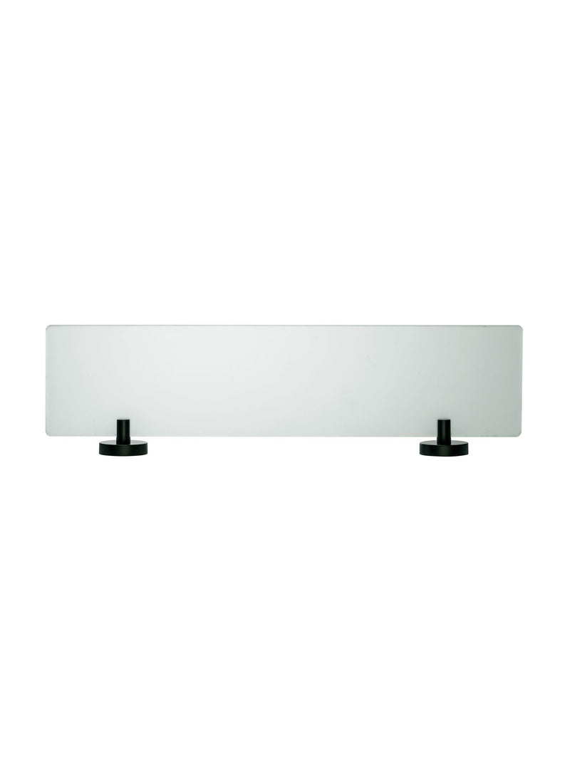 CROYDEX Epsom Black glass shelf 63.5cm wide - British product