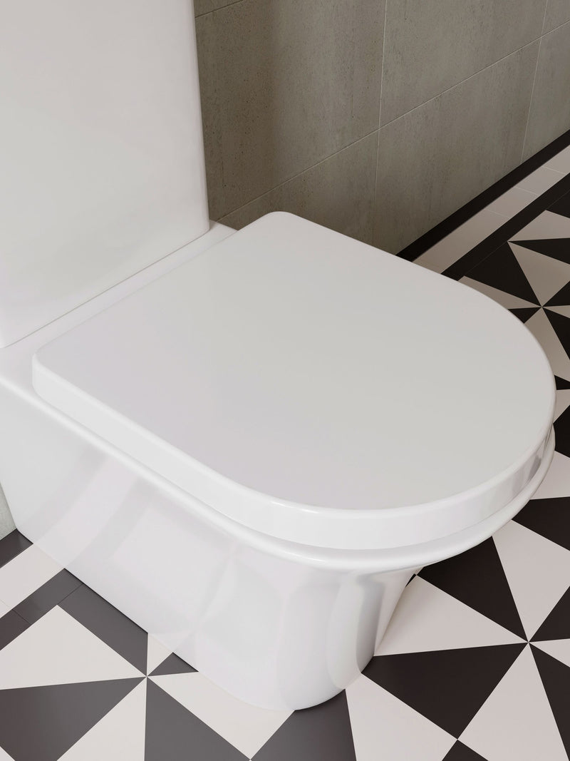 CROYDEX Eyre White FlexiFix Toilet Seat