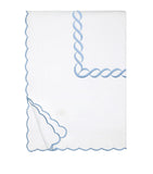 Pratesi King duvet cover with braid embroidery 230x220cm, imported from the UK