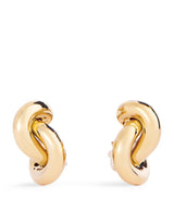 Harrods Engelbert Small Yellow Gold Legacy Knot Earrings- Buy online at McGrocer