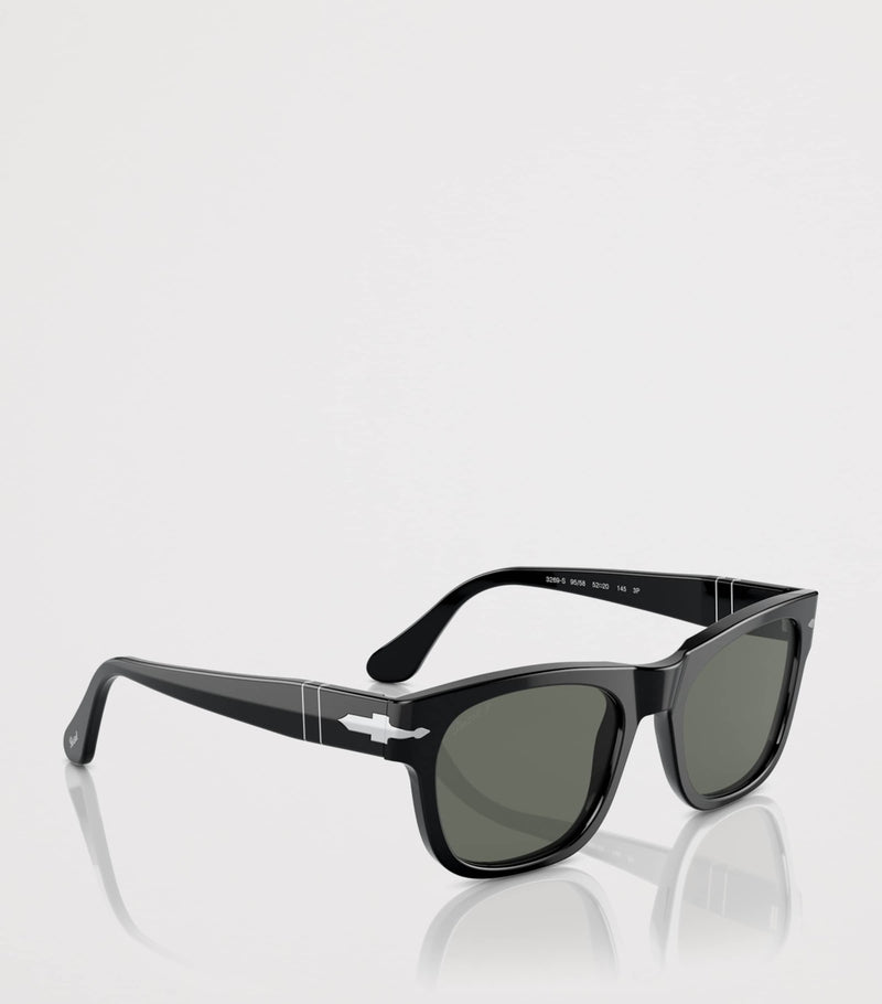 Persol Acetat-Sonnenbrille Rechteck, importiert aus dem Vereinigten Königreich