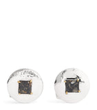 Tateossian silver meteorite cufflinks, UK version