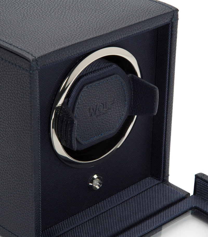 WOLF Cub watch winder with cover vegan leather - British product