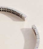 Suzanne Kalan white gold and sapphire inlay bangle, UK version