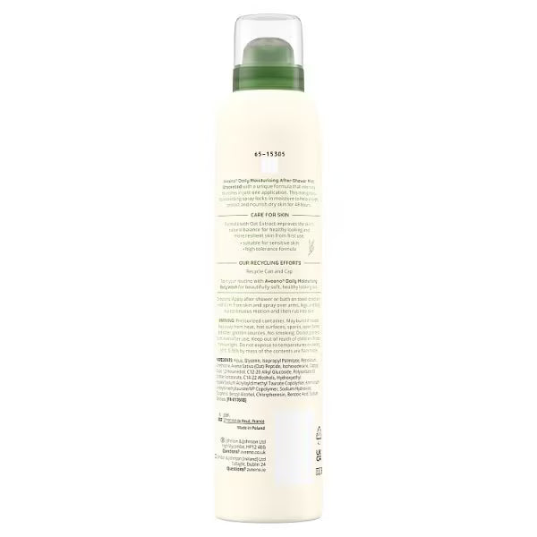 Aveeno Daily Moisturising After Shower Mist 200ml, UK version