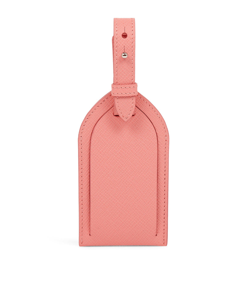 Smythson Calfskin Panama luggage tag (British brand)