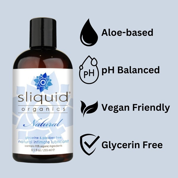 Sliquid Organics Natural intimate lubricant 255ml - British product