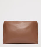Weekend Max Mara Pasticcino ram leather clutch bag, imported from the UK