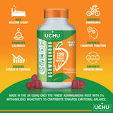 UCHU 120 X Ashwagandha Gummies 5% Withanolides - Vegan GOODS Superdrug